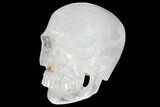 Realistic, Polished Quartz Crystal Skull #150848-1